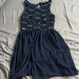 Navy Blue Dress
